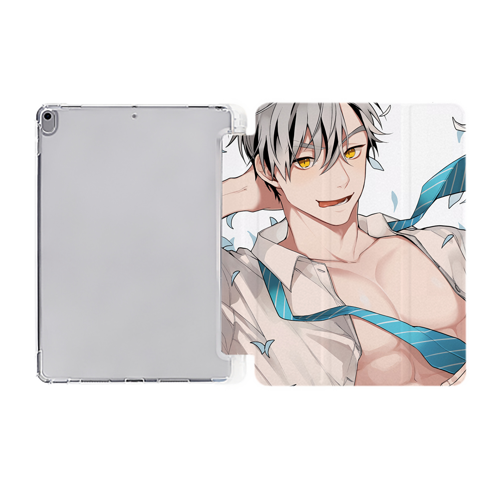 （画像用） ハイキュー!! Haikyu!! IPad ケース ペン収納付き 三つ折りスタンド PUレザー×シリコン 対応機種9.5/10.5/10.9インチ